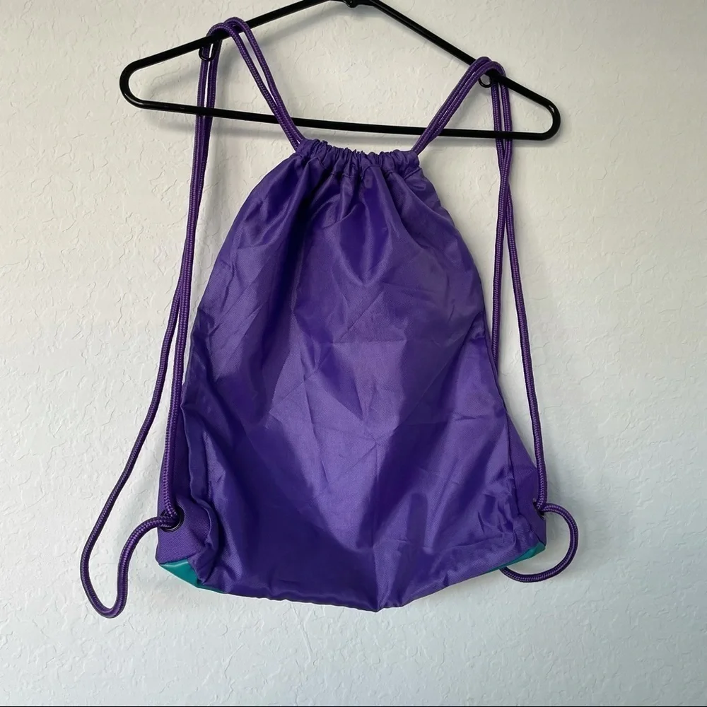 Umbro Duotone Carrysack Drawstring Bag - Purple‎ Turquoise